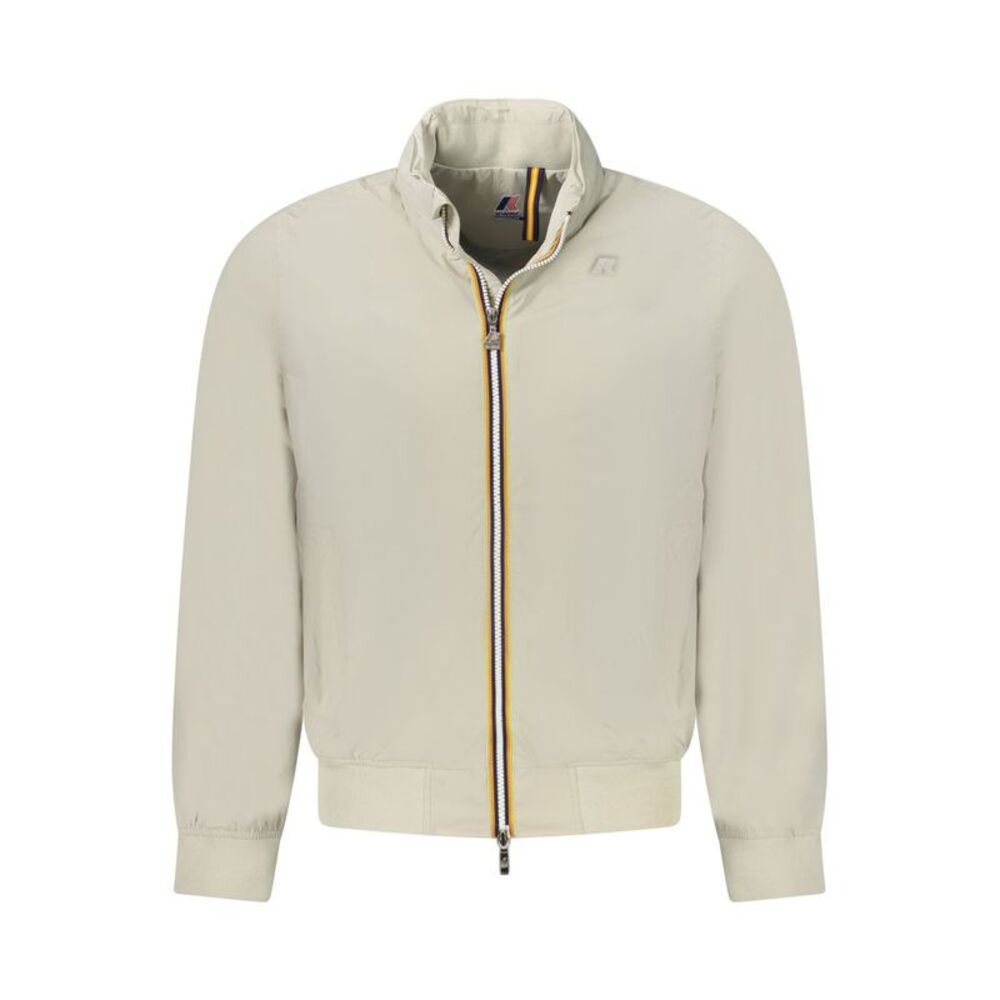 K-WAY Beige Nylon Jackets & Men's Coat